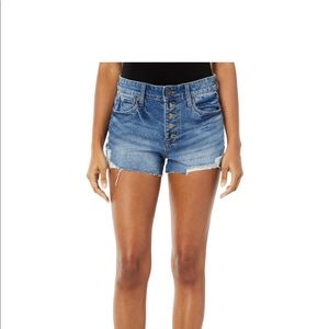 Kut from the Kloth Jane high rise button front shorts size 2